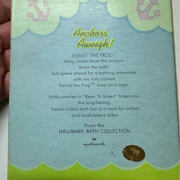 1981 kermit the frog soap on a rope New Old Stock - Picture 2 of 5